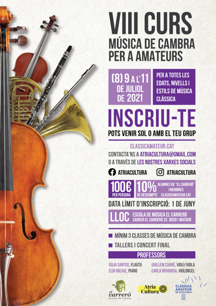 VIII Chamber Music Course by AtriaCultura
